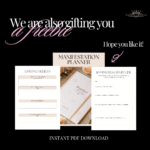 Internal Layout Manifestation Planner| Canva Fully Editable Template | MRR PLR