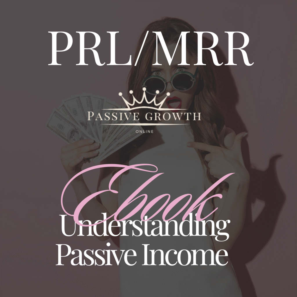 Understanding Passive Income Ebook | MRR PLR