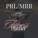 Canva Editable Template Fitness Planner | MRR PLR