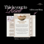 Reselling Instructions Mindful Pareting Workbook | MRR PLR