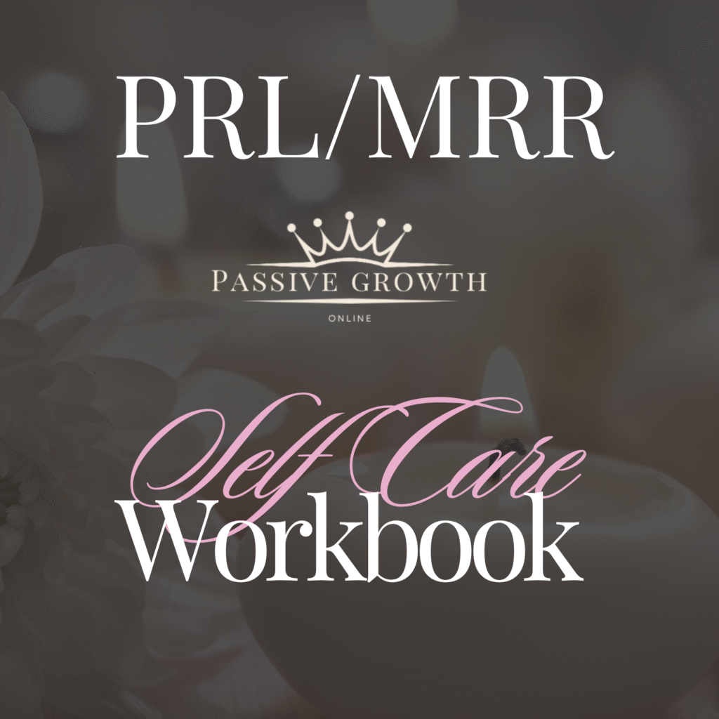 Cover Self Care Planner Workbook | Canva Fully Editable Template | MRR PLR