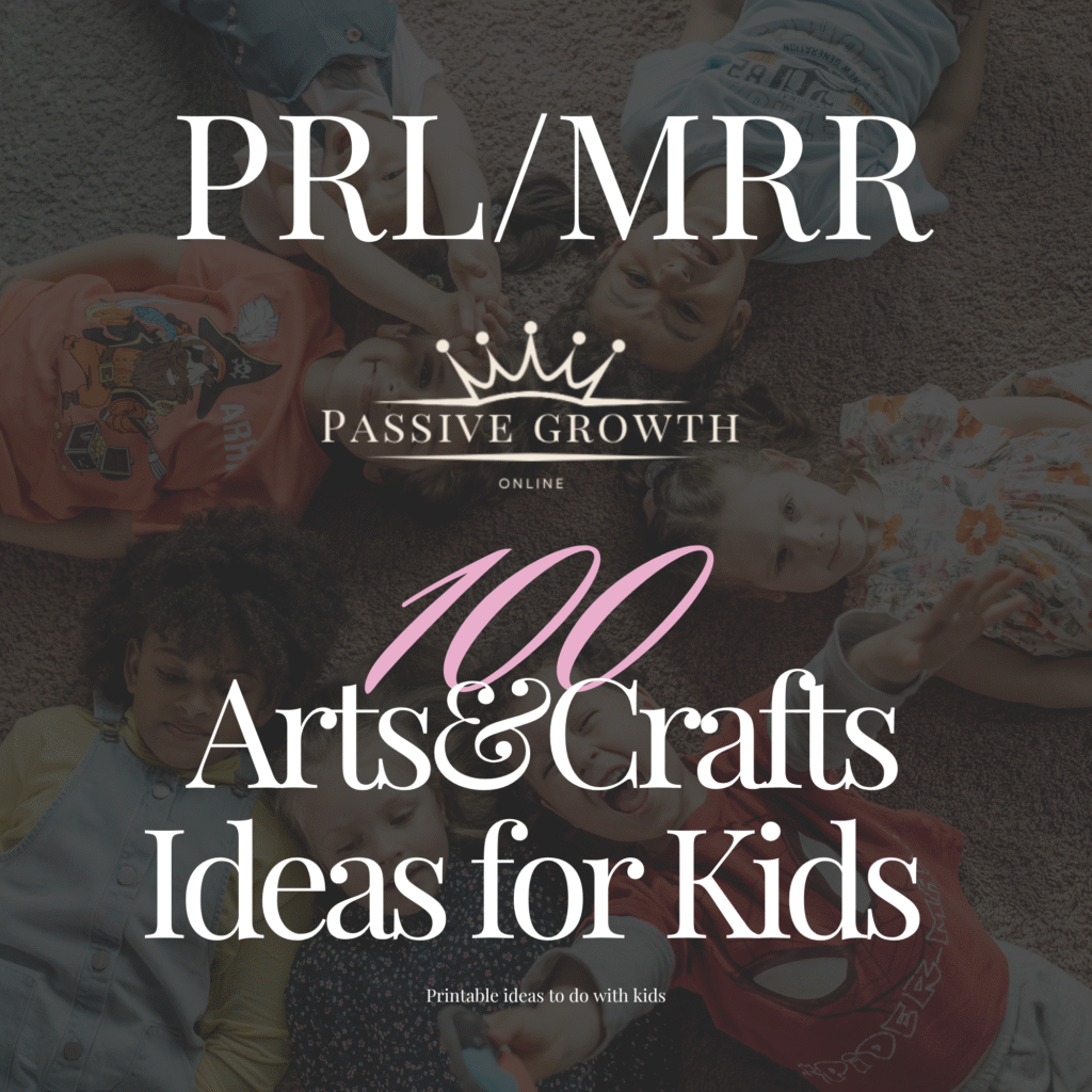 Cover 100 Art & Crafts | MRR PLR
