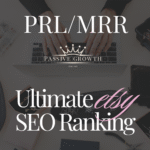 Cover Ultimate SEO Ranking Etsy Editable Canva Guide| MRR PLR